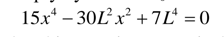 15x* – 30ĽX +7L = 0
-
