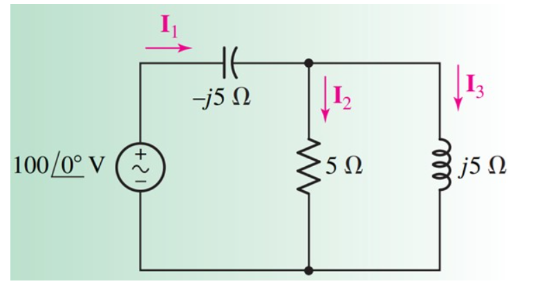 100/0° V
+21
HE
-j5 Ω
2
US.
3
j5 Ω