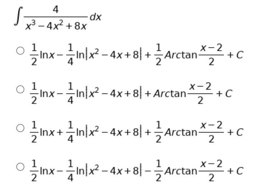 4
-dp-
х3 — 4x2 + 8х
