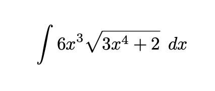 6x³ V3x4 +2 dx
