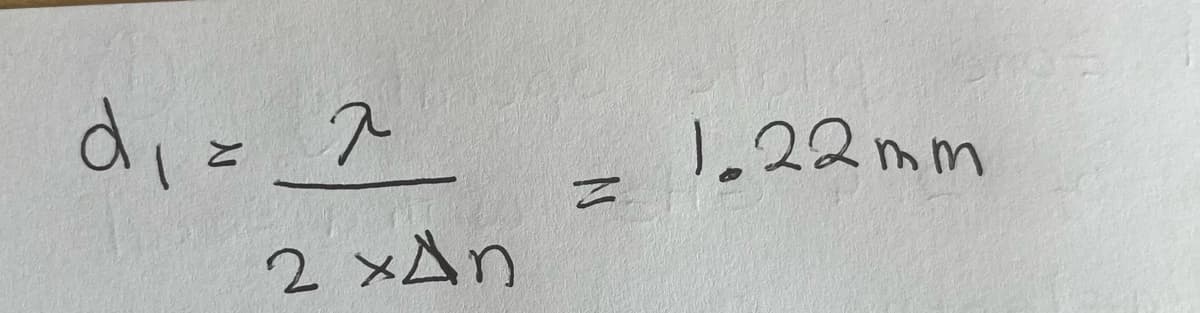 d₁ = 2
2 xAn
z
1.22mm