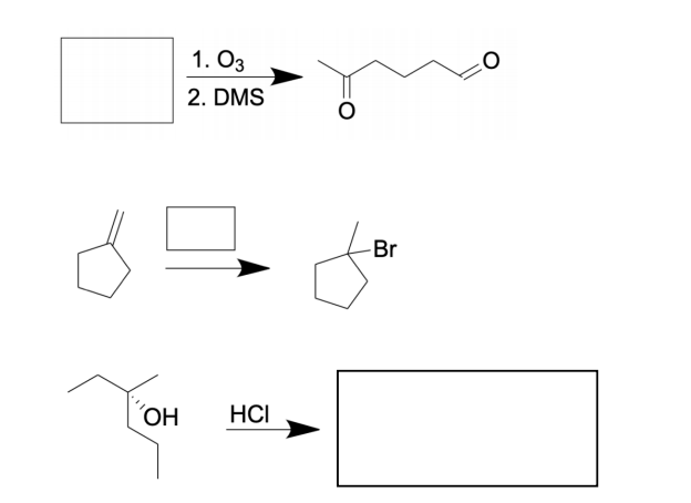 1. Оз
2. DMS
-Br
Он
HCI
