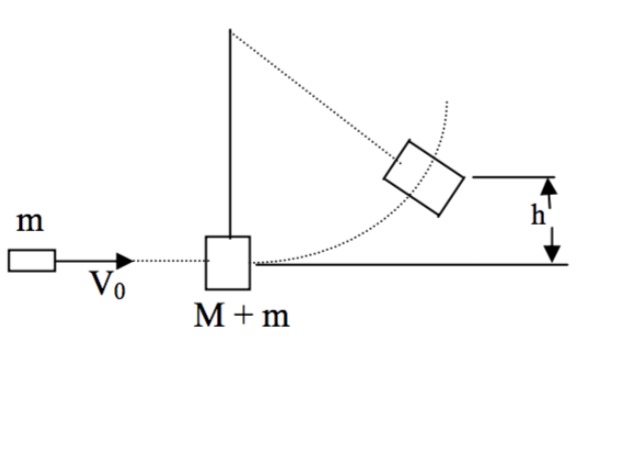 m
Vo
M+m
