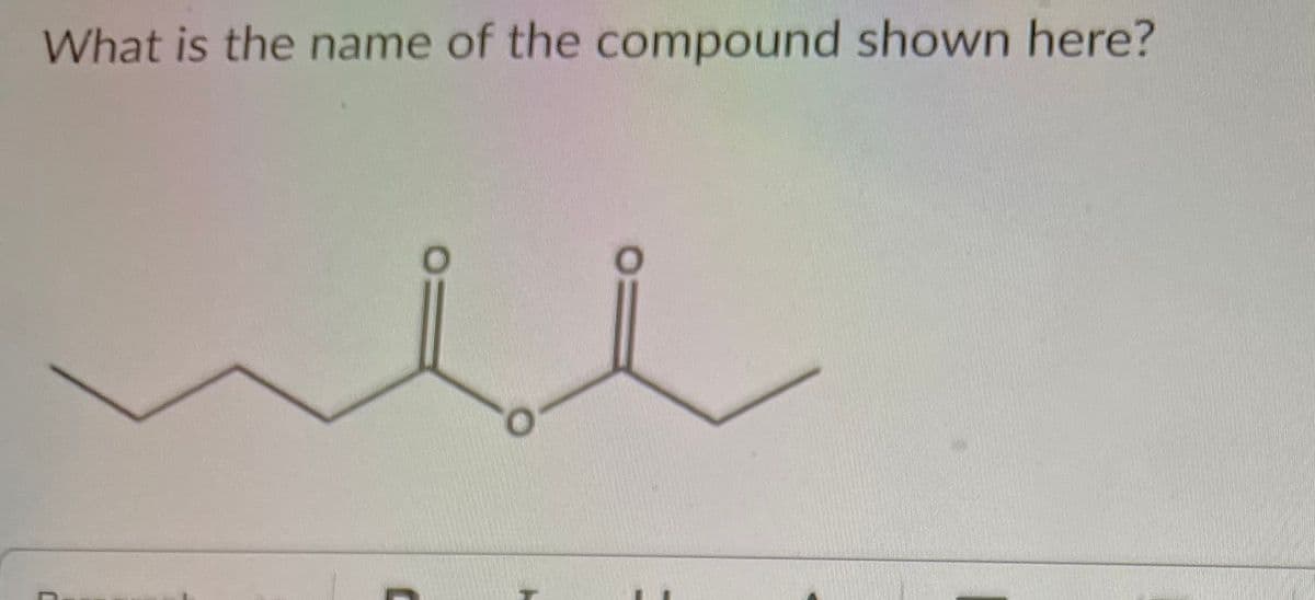 What is the name of the compound shown here?
J
C
L