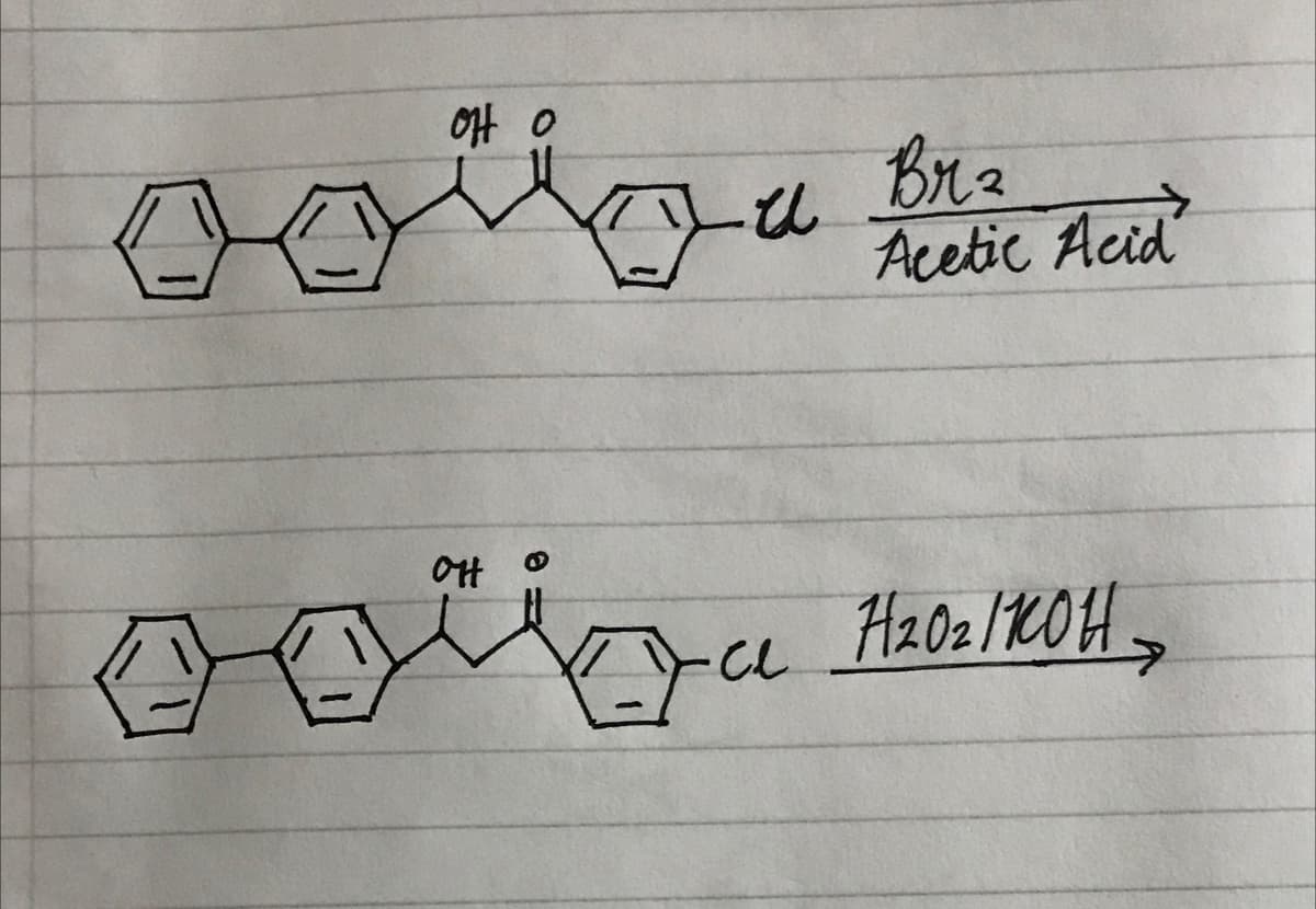 OH o
Br2
Acetic Acid
