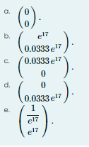 C)-
a.
b.
el7
0.0333 e7
0.0333 el7
C.
d.
0.0333 e17
1
e.
el7
el7
