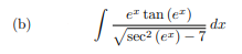 (b)
e tan (e)
dr
sec2 (er) – 7
