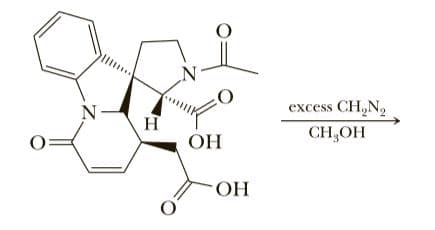 excess CH,N2
H
ОН
CH,OH
ОН
O'
