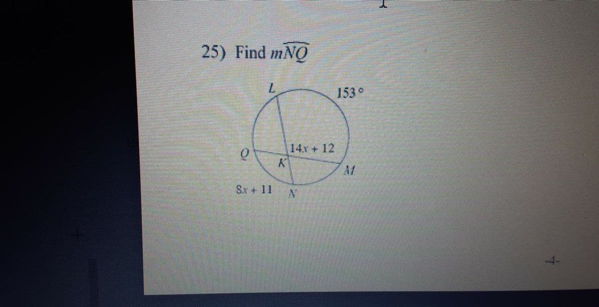 25) Find mNQ
7.
153
14x + 12
Sr 11
