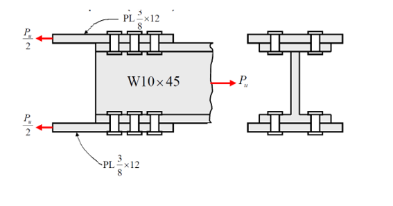 PLX12
P
H
W10x45
P,
P
PL x12
