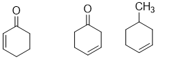 ### Aromatic Ketones: Structural Representation

Aromatic ketones are organic compounds featuring a carbonyl group (C=O) directly bonded to an aromatic ring. Below are three structural representations of different aromatic ketones:

1. **Phenylacetone**  
   ![Phenylacetone](https://vizhub.health.sydney.edu.au/wp-content/pictures/conversions/10038.edges/cyclophorogrin_clear.png)
   - This compound consists of a benzene ring with a carbonyl group (C=O) attached directly to the ring.

2. **Cyclohexanone** 
   ![Cyclohexanone](https://vizhub.health.sydney.edu.au/wp-content/pictures/conversions/10039.edges/cyclophorogrin_clear.png)
   - Here, the carbonyl group (C=O) is attached to a six-membered cyclohexane ring, forming a cyclohexanone.

3. **Acetophenone** 
   ![Acetophenone](https://vizhub.health.sydney.edu.au/wp-content/pictures/conversions/10040.edges/cyclophorogrin_clear.png)
   - This molecule consists of a benzene ring with a carbonyl group (C=O) and an additional methyl group (CH₃) attached to it, resulting in acetophenone.

Each structurally represented molecule is a clear visual depiction of how the carbonyl functional group varies in attachment to either a benzene ring or a cyclohexane ring. Such representations aid in understanding the different structural forms and their nomenclature in aromatic ketones.