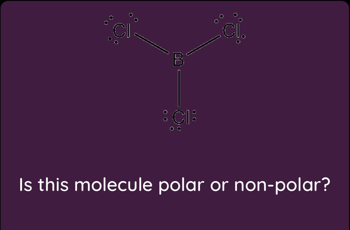 Is this molecule polar or non-polar?
