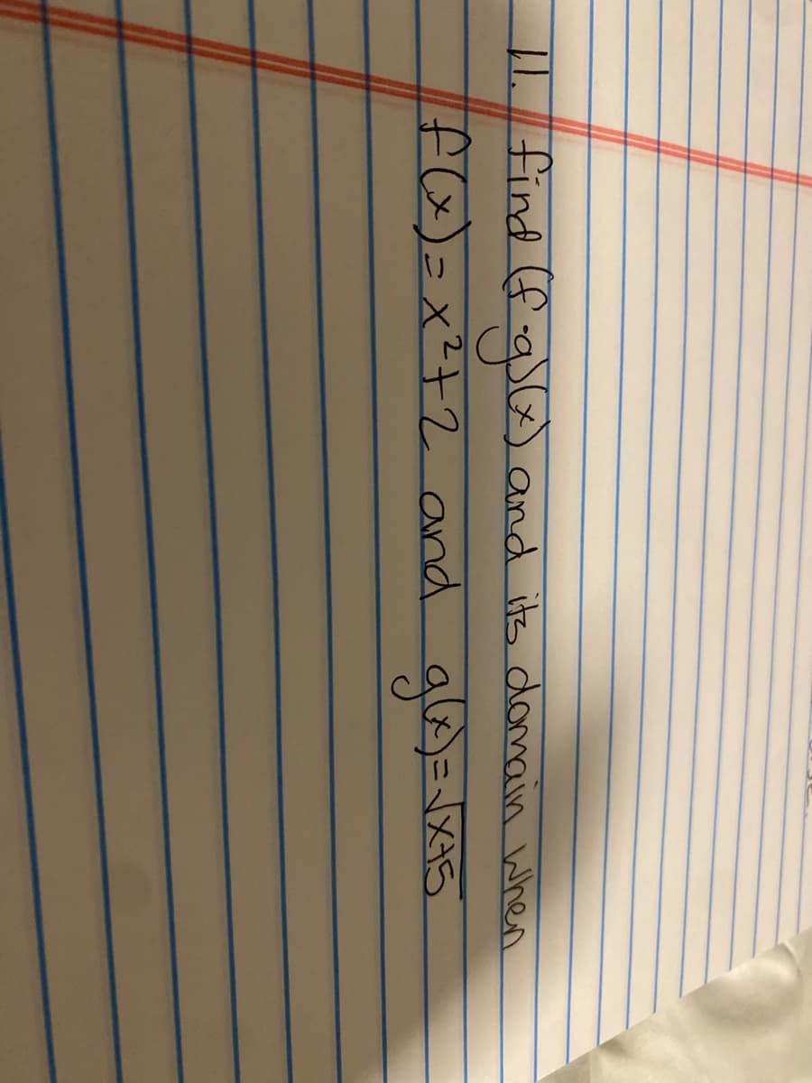 find (f g)lz)
fx)=x²+2 and gl@=Jx5
and its domain when
