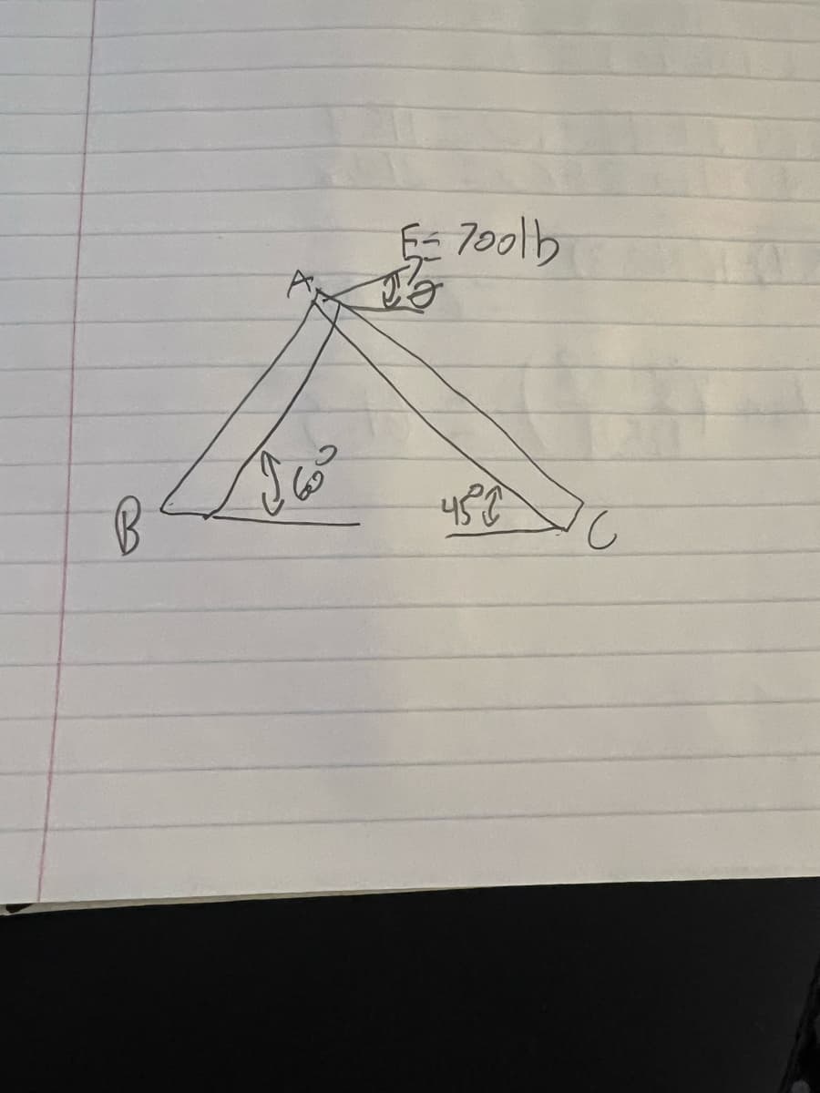 B
$ 60
E= 700lb
ex
452
C