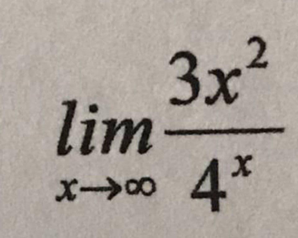 3x²
lim
4*
