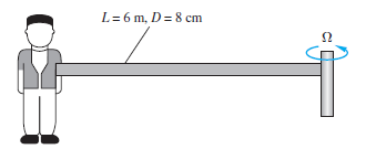 L=6 m, D= 8 cm
