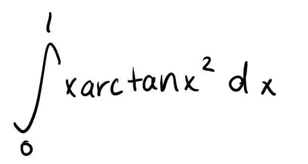 2
Karctanx? dx
