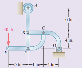 6 in.
40 lb
4 in.
D
E|
F|
-5 in.→+4 in:>-4 in|
