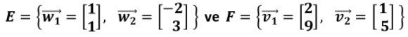 = H, wi = } ve F = {v; = ), = }}
E =
