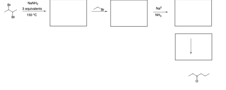 Br
Br
NaNH,
3 equivalents
150 °C
Naº
NH₂
||