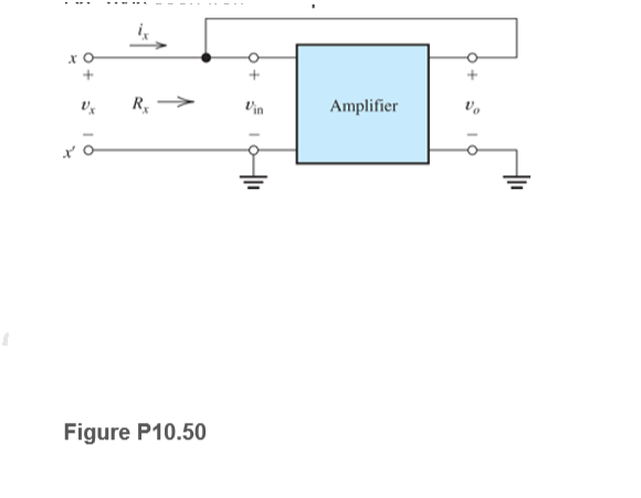 R,
Vin
Amplifier
Figure P10.50
