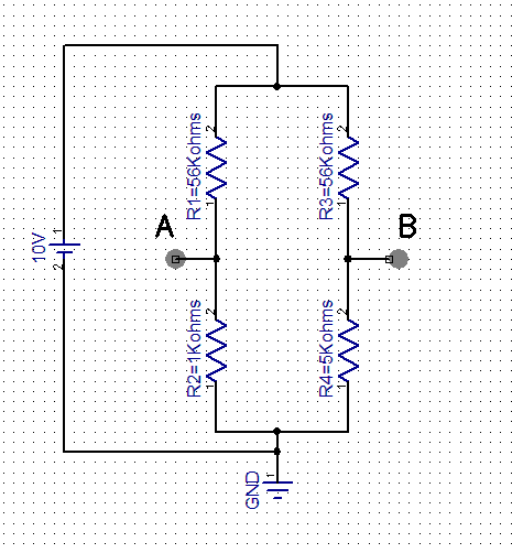 B:
AOL
A,
R1=56Kohms
R23D1Kohms
R4=5Kohms
R3=56Kohms
