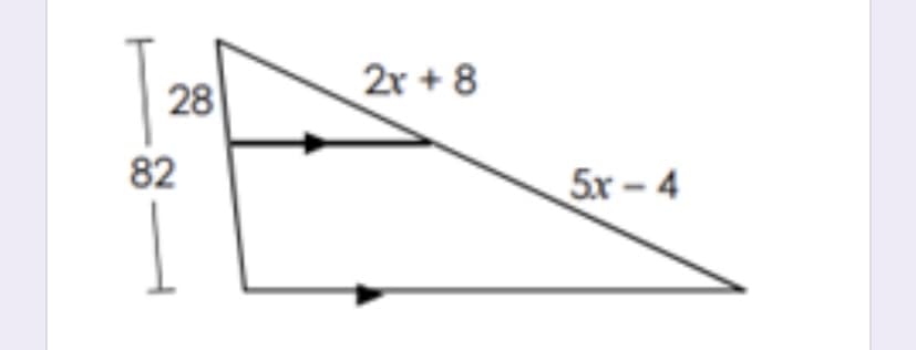 28
2r + 8
82
5x - 4
