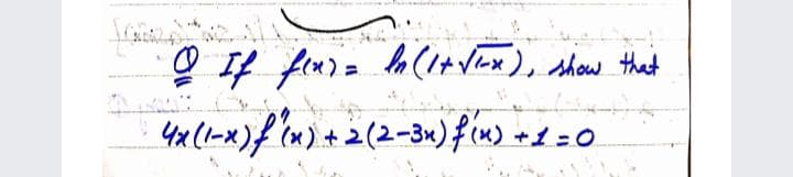 O I4 fenia a(I+Vax), show that
+1=0
