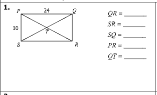 1.
P.
24
QR =
SR =
10
SQ =
R
PR =
OT =,
