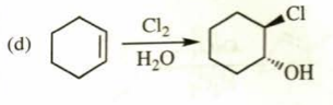 (d)
Cl₂
H2O
CI
"""OH