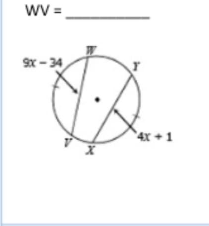 w =
9x - 34
'4x + 1
