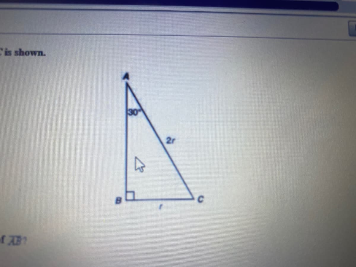 Cis shown.
2r
fAB
