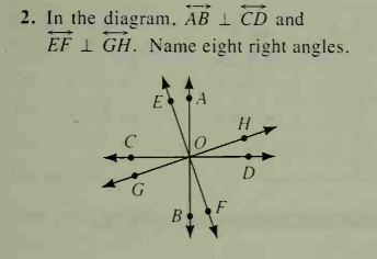 2. In the diagram, AB 1 CD and
EF I GH. Name eight right angles.
E
A
C
D
F
B.
