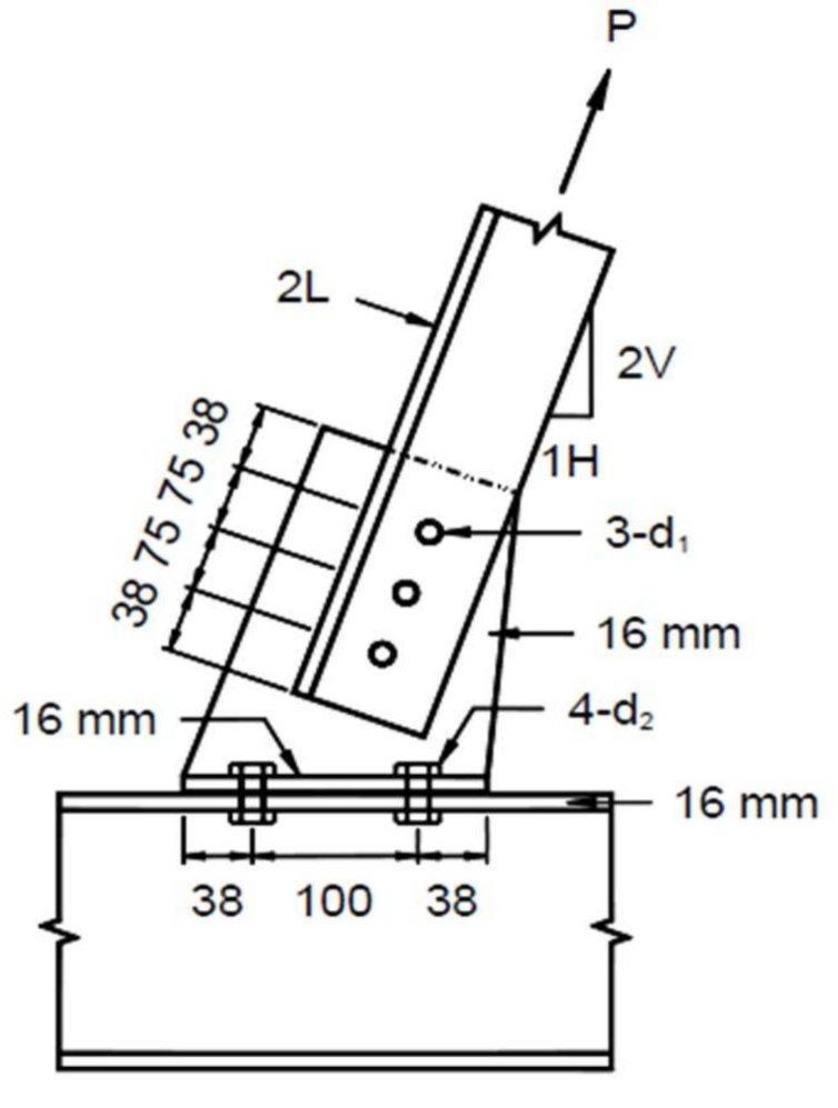 2L
2V
1H
3-d,
16 mm
4-d,
16 mm
16 mm
38 100
38
38 75 75 38
