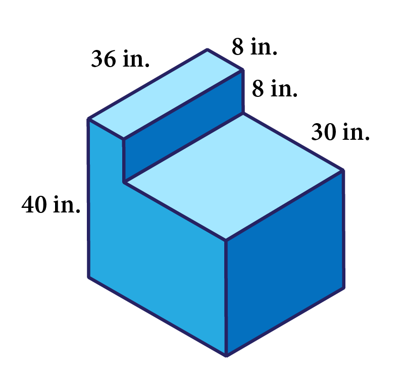 8 in.
36 in.
8 in.
30 in.
40 in.
