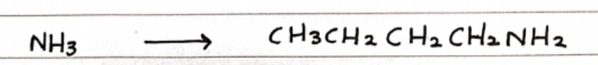 NH3
CH3CH2 CHz CH2 NH2
