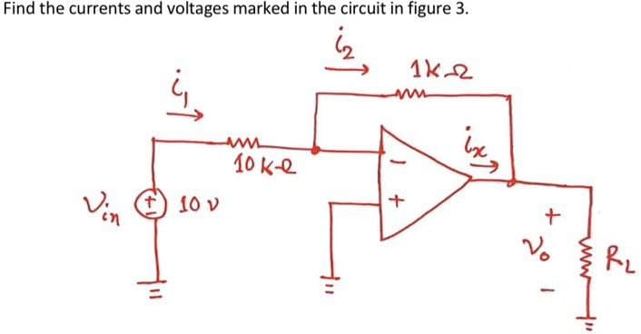 Find the currents and voltages marked in the circuit in figure 3.
f) 10 v
"
10 -2
1 +
12
رویای
له
+
1
R₂