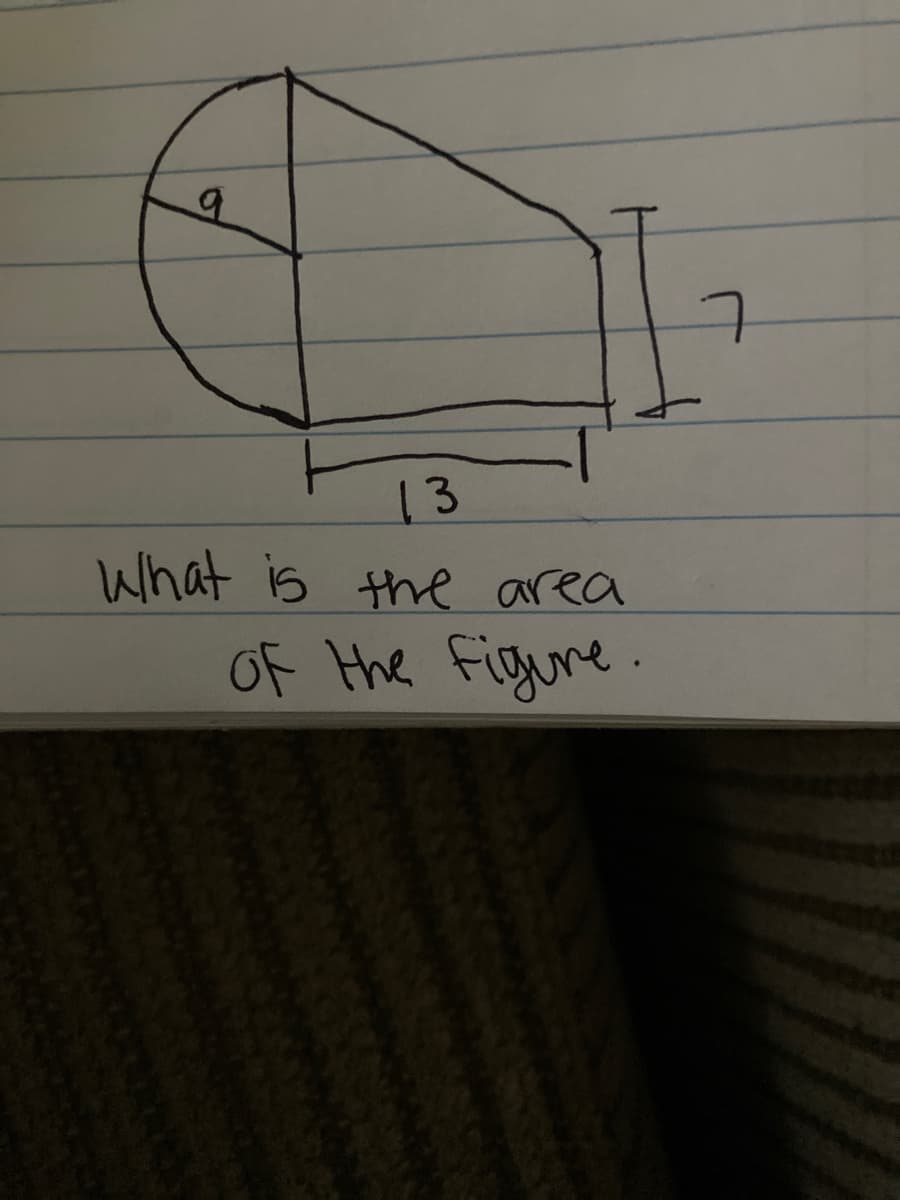 13
What is the area
OF the Figune.
