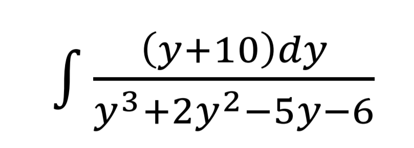 (у+10)dy
у3+2у2-5у-6
