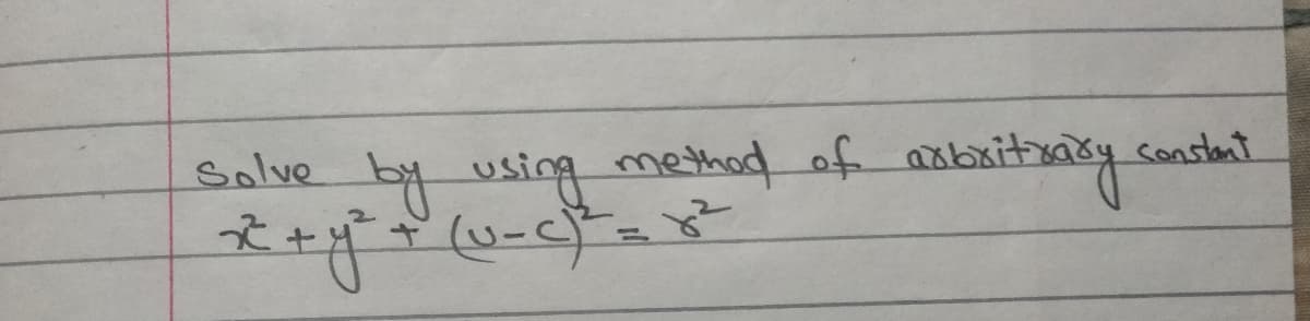 Solve
yusing method of nibaitxisy onstant
4,
