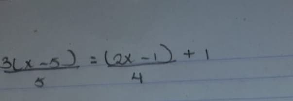 3Lx -5) = (ex -i)+1
%3D
