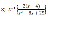 2(s – 4)
8) L-*– 85 + 25)
