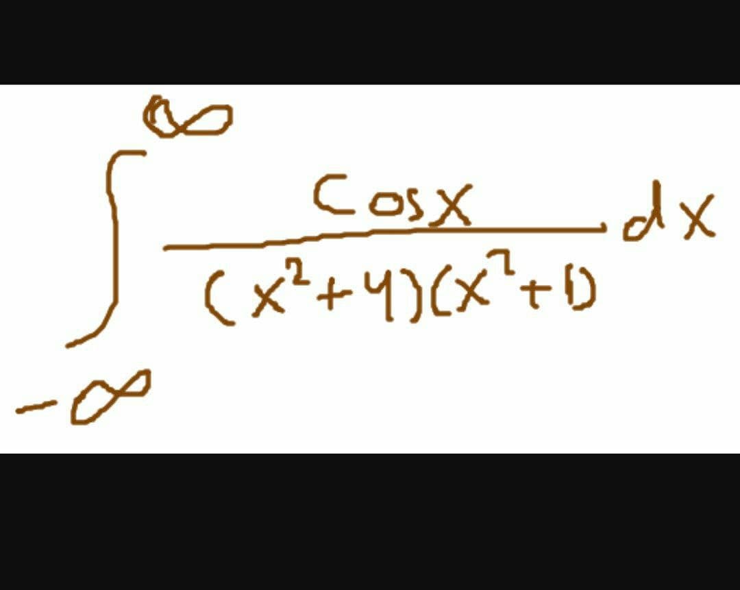 Cosx
で-D
(x²+4)(x?+U
ー0
