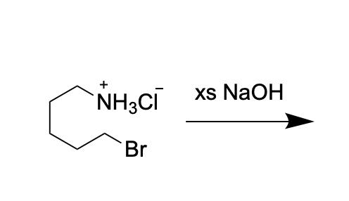 NH3CI
Br
xs NaOH