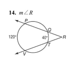 14. mZR
120°
40°
R
