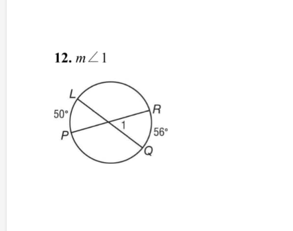 12. m Z1
50°
R
P
56°
