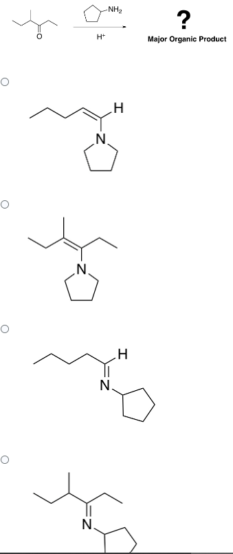 O
-NH₂
H+
N
H
y
N.
?
Major Organic Product
mo
H
N
Ho