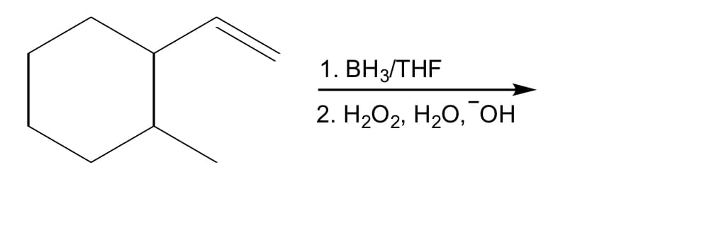 1. ВНз/THF
2. Н2О2, Н2О, "он
