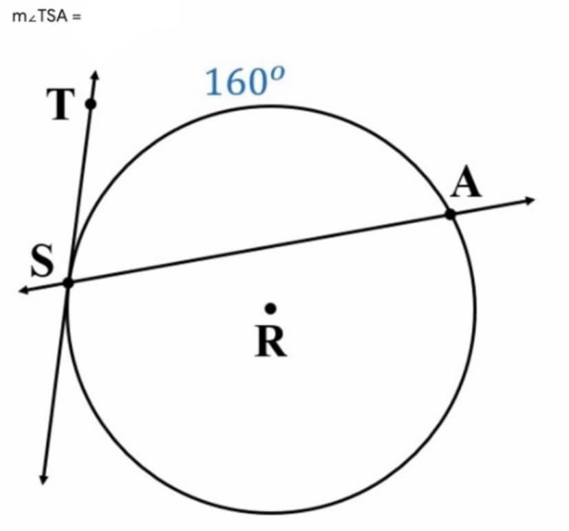 M TSA =
160°
T
A
R
