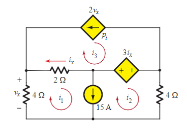 +
4Ω
2 Ω
της
ix
21x
13
Pi
15 Α
3ix
+
τη
www
4Ω